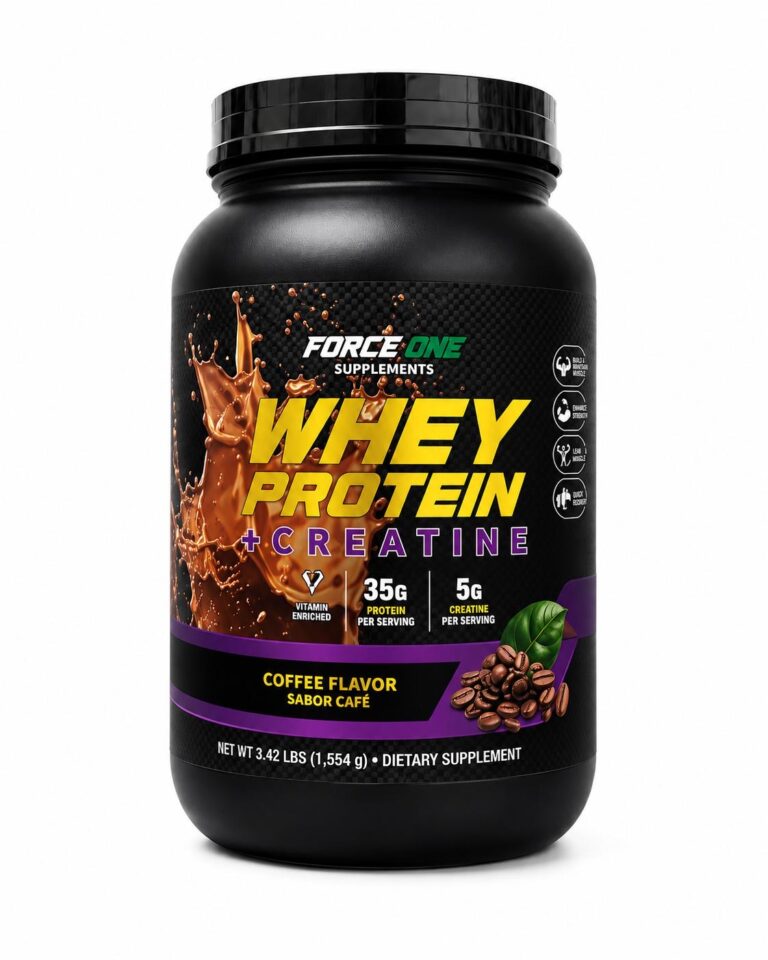 Whey Protein + Creatine Coffee Flavor