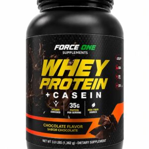 Whey Protein + Casein Chocolate Flavor