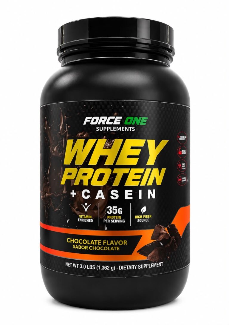 Whey Protein + Casein Chocolate Flavor