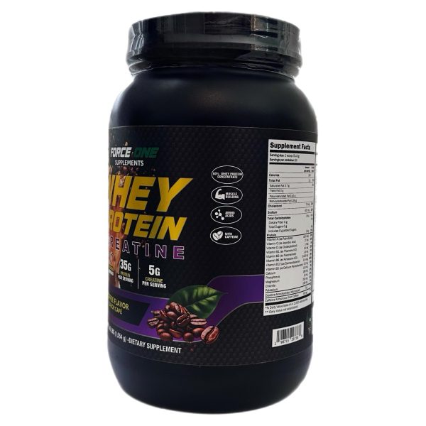Whey Protein + Creatine Coffee Flavor for Energy Boost and Enhanced Performance - USA