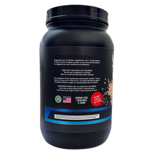 Whey Protein + Creatine Horchata Flavor for Smooth Protein Shake and Muscle Support - USA