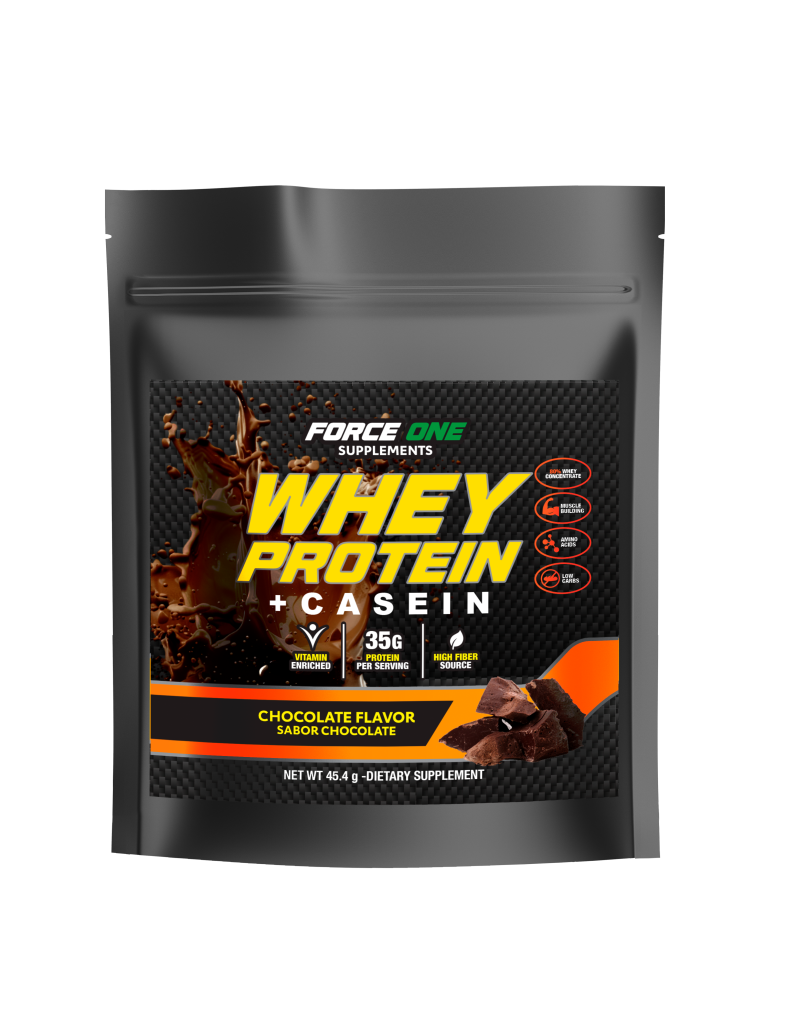 Chocolate Casein Protein Powder in Scoop for Muscle Recovery and Rich Flavor US