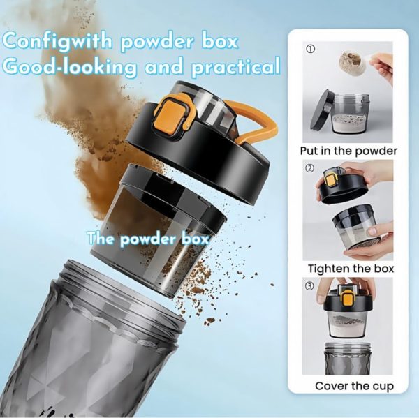 Shake Smarter – Smart Electric Shaker Bottle With Storage - Image 4