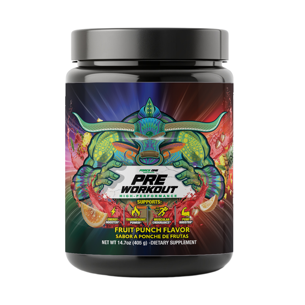 Pre-Workout Fruit Punch Flavor for Energy Boost and Enhanced Performance US