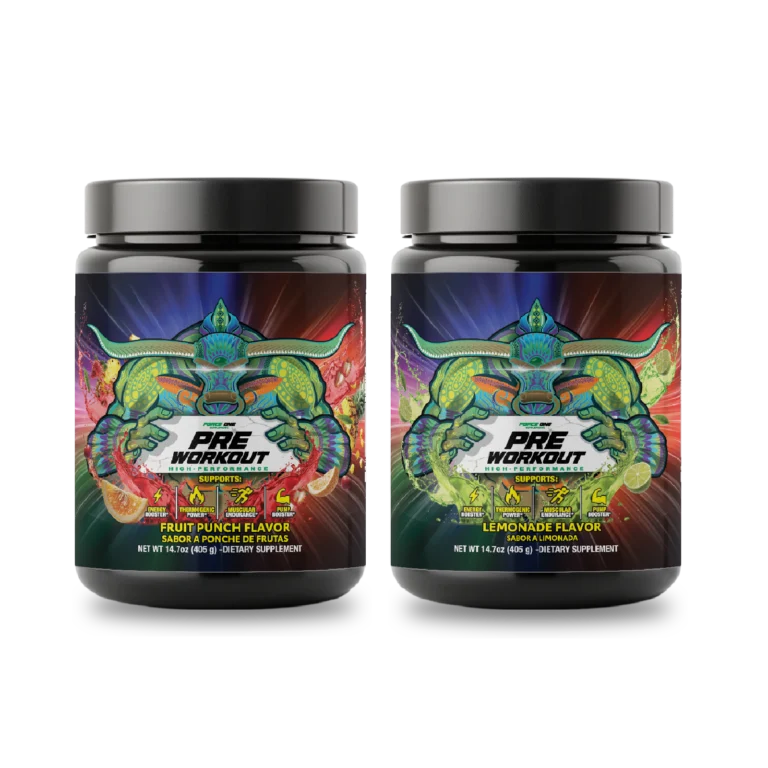 Pre-Workout Power Combo – Lemonade & Fruit Punch (2 Jars)