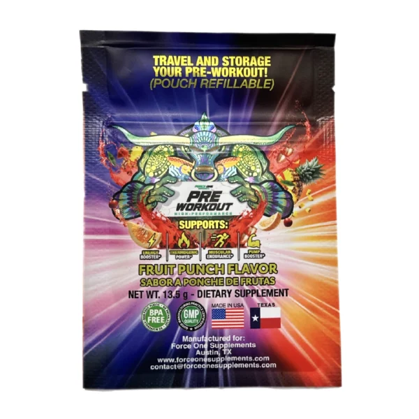 Pre - Workout – Fruit Punch Flavor (Scoop Edition)