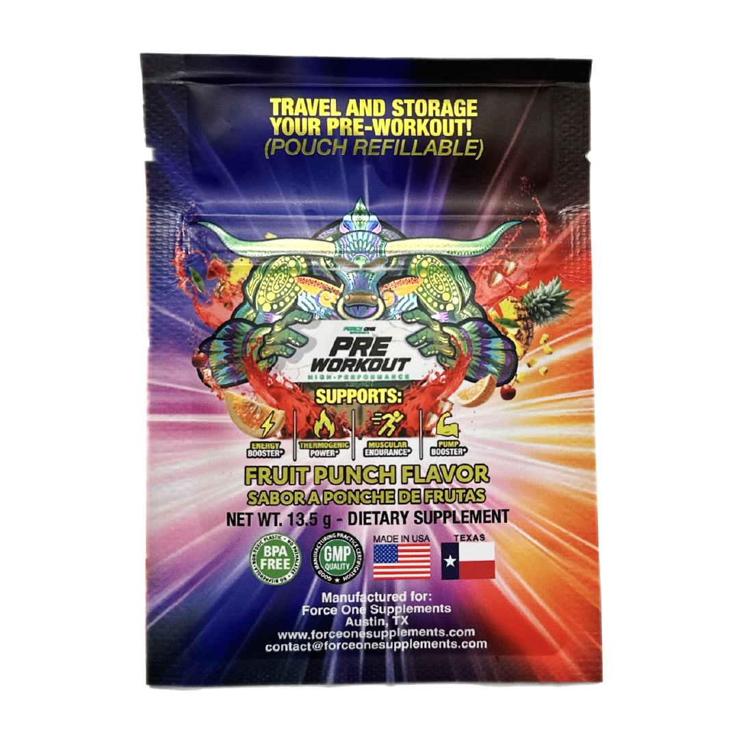 Pre - Workout – Fruit Punch Flavor (Scoop Edition)