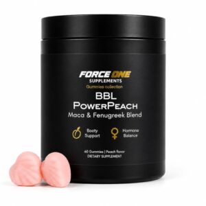 BBL PowerPeach 60 gummies.