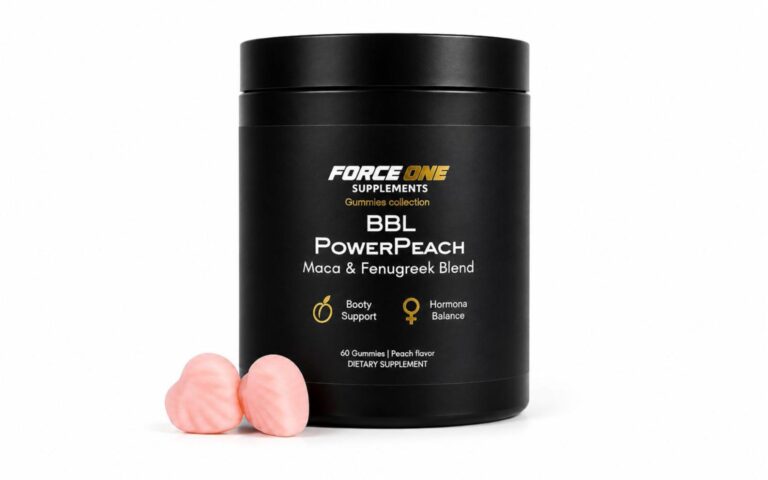 BBL PowerPeach 60 gummies.